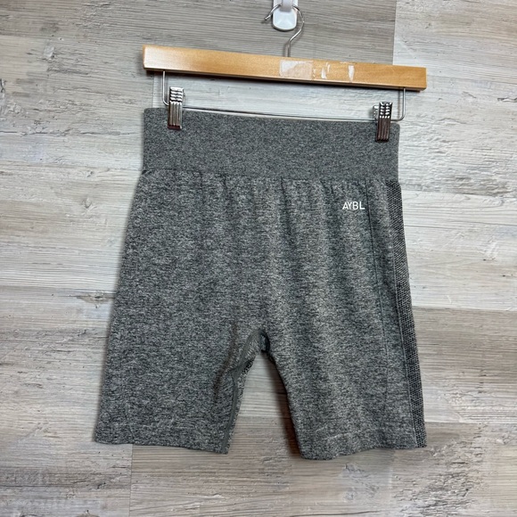 AYBL Empower Seamless Shorts - Black Marl - Size Large - Picture 12 of 14